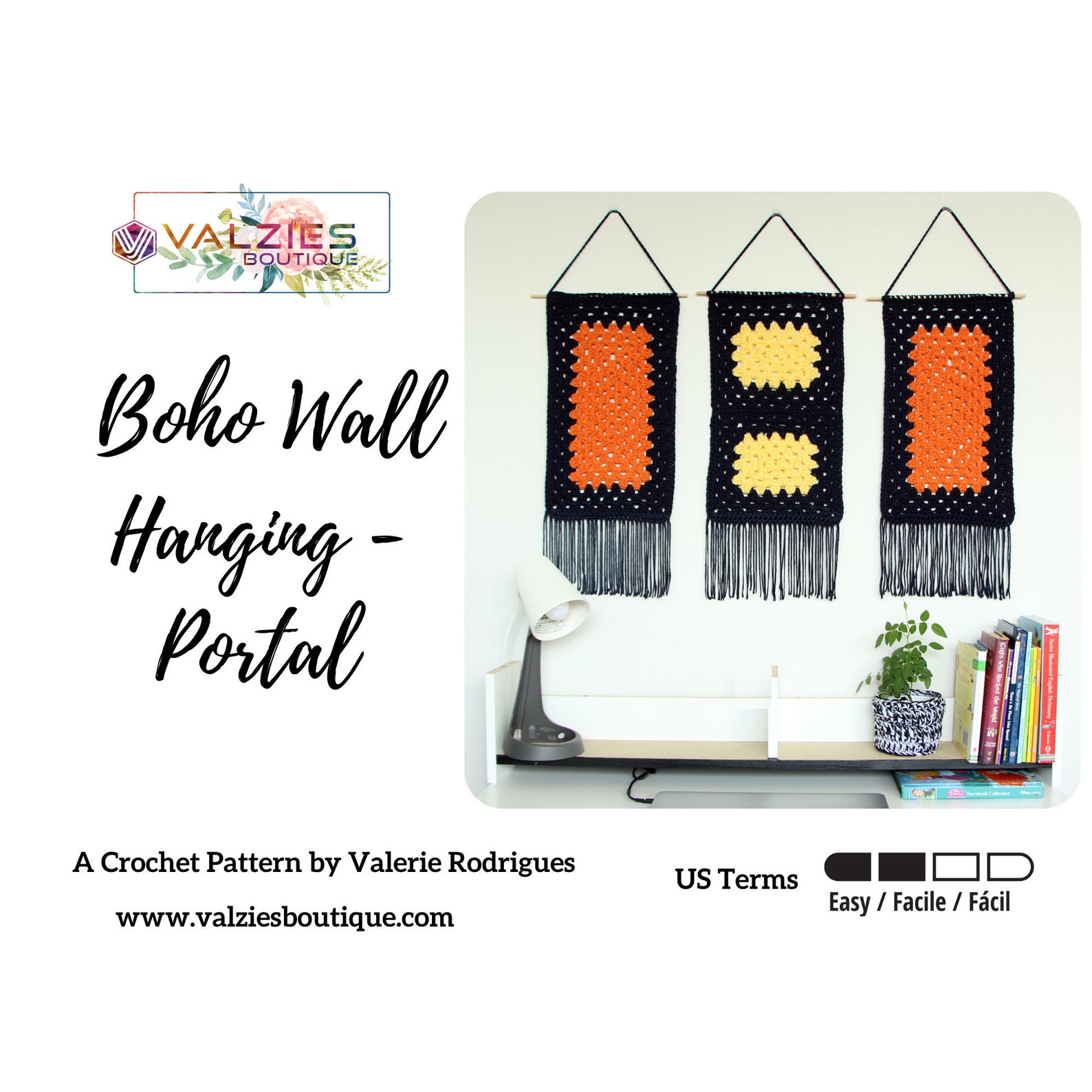 Crochet Wall Hanging Wall Decor DIY Macrame Wall Hanging Etsy