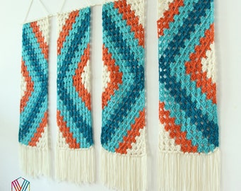 Easy Crochet Pattern| Crochet Wall Hanging| Wall Decor DIY| Mandala Yarn