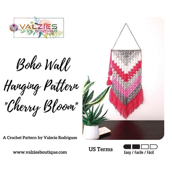 Boho Crochet Wall Hanging Pattern| DIY Wall Hanging