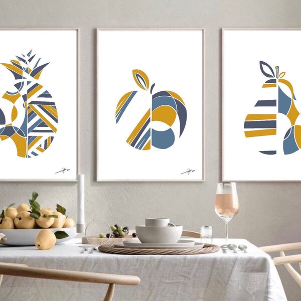 Mustard Wall Art Etsy UK