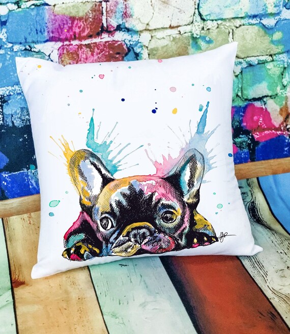 frenchie cushion