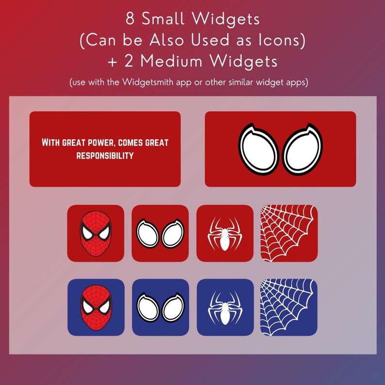 Marvel Spider Man Widget Photos Marvel Superhero Icons For Iphone Ios 14 Ios14 Spiderman App Icons Iphone Home Screen App Covers Art Collectibles Digital Indielibre Com