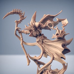 Skeletal Lich Miniature - Artisan Guild | Undead Sorcerer Model | Zombie Necromancer | Dungeons & Dragons | DnD | Wargaming | Skullator