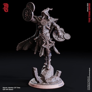 Grimdark Sorcerer Miniatures -  Flesh of Gods | Chronomancer Model | Wizard Figure | Dungeons and Dragons | DnD | Wargaming | The Time Abyss