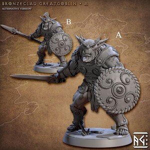 Hobgoblin Warrior Miniatures - Artisan Guild | Greatgoblin Infantry Models | Dungeons and Dragons | DnD | Wargaming | Bronzeclad Greatgoblin