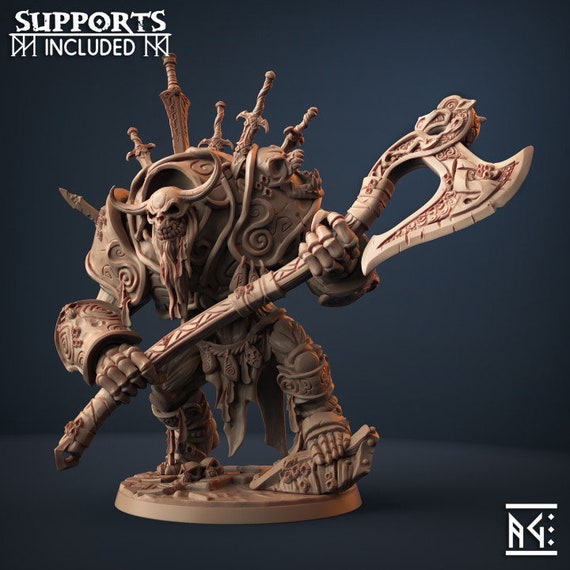 Undead Giant Jotuun Miniature - Artisan Guild | Zombie Ogre Brute