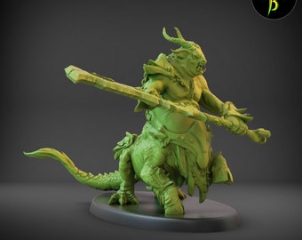 Centigor Beastmen Miniatures - Clay Beast Creation | Dragon Ogre Models | Dungeons and Dragons | DnD | Wargaming | Centigon Squad