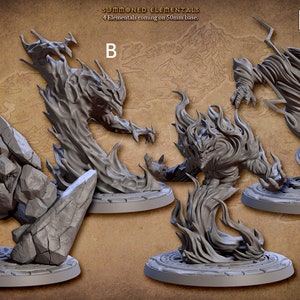 Elemental Miniatures - Artisan Guild | Summon Models | Dungeons and Dragons | DnD | Wargaming | Arcanist Guild
