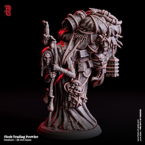 Grimdark Corpse Collector Miniature - Flesh of Gods | Undead Eldritch Horror Model | Dungeons and Dragons | DnD | Wargaming | City of Demons