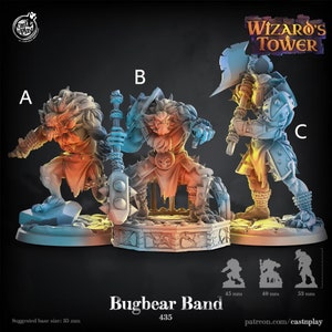 Bugbear Miniatures - Castnplay | Dungeons & Dragons | DnD | Wargaming | &#39;Bugbear Band&#39;