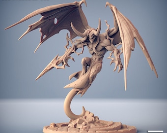 Winged Chaos Demon Miniature - Artisan Guild | Daemon Prince of Slaanesh Model | Dungeons & Dragons | DnD | Wargaming | Tialevor