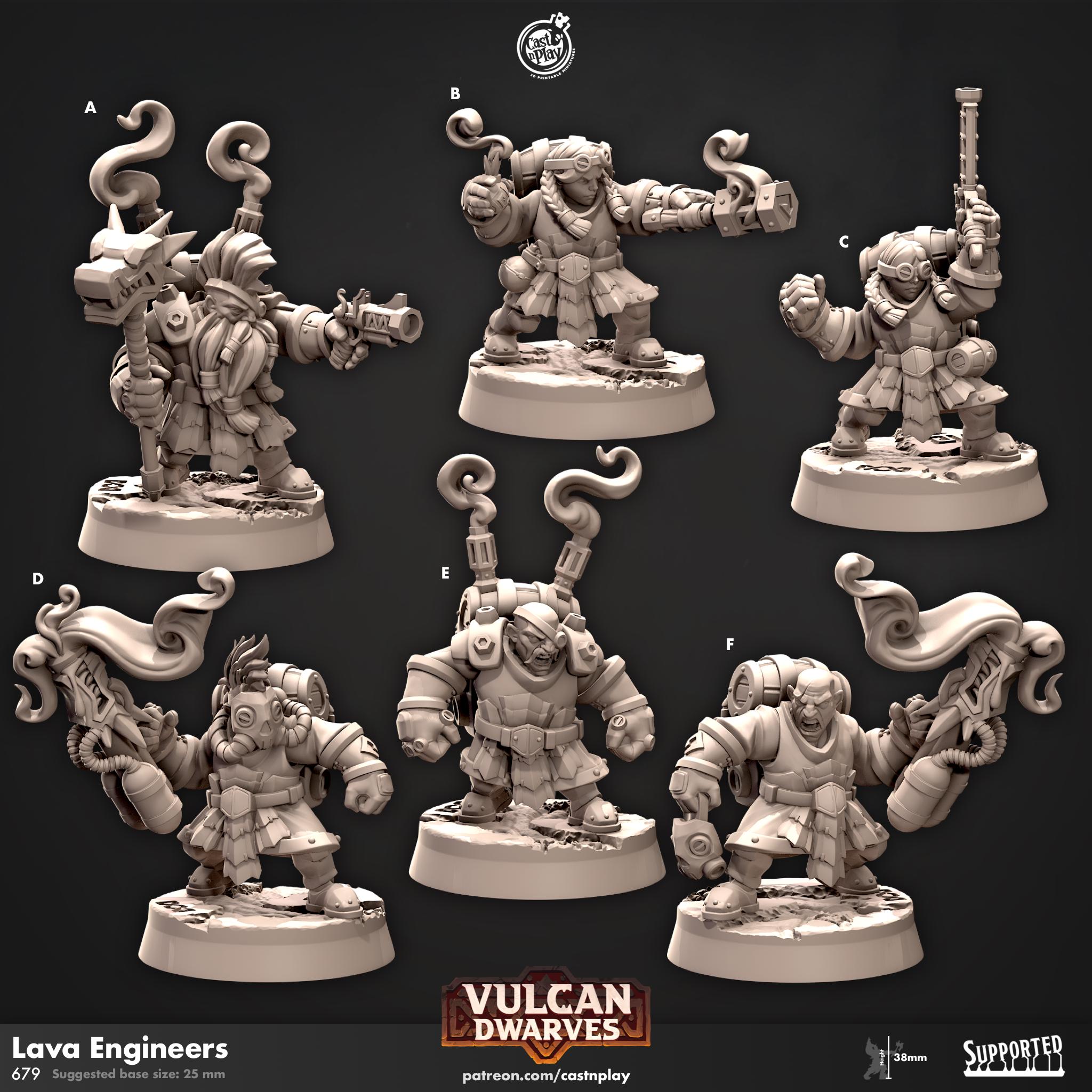 Satoshi1234オーダー制作：ヴァルカン・ヘスタン1体 サラマンダー：ヴァルカン・ヘスタン SALAMANDERS: VULKAN HE'STAN