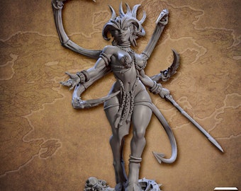 Succubus Warlock Miniature - Artisan Guild | Greater Daemon of Slaanesh Model | Dungeons and Dragons | DnD | Wargaming | Lilith