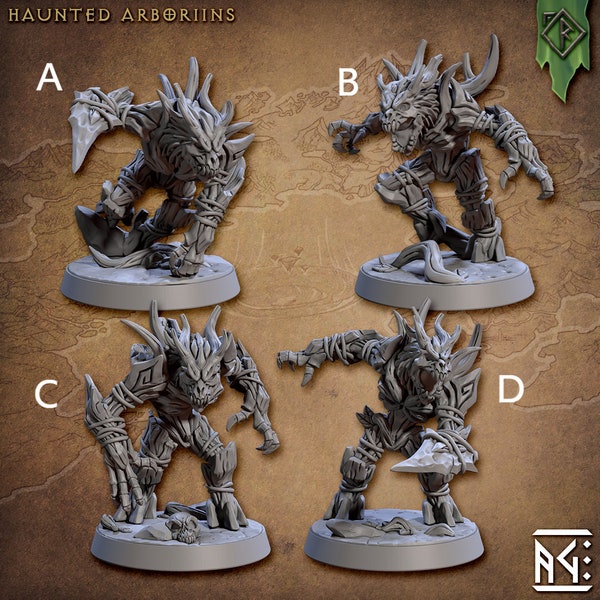 Twig Blight Miniatures - Artisan Guild | Undead Tree Monster Models | Dungeons and Dragons | DnD | Wargaming | Temple of Arba | Arboriin