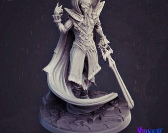 Vampire Lord Miniature - Castnplay | Strahd Model | Grimdark Gravelord | Dungeons and Dragons | DnD | Wargaming | 'Lucien'