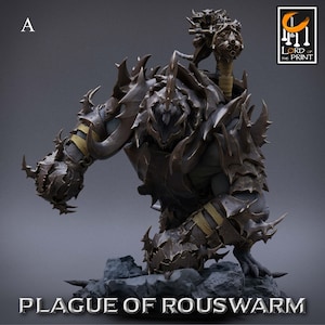 Rat Ogre Seige Engine Miniature - Lord of the Print | Ratfolk War Machine Model | Dungeons & Dragons | Gloomhaven | Wargaming | Rouswarm