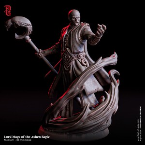 Male Human Wizard Miniature -  Flesh of Gods | Human Sorcerer Monk Model | Dungeons and Dragons | DnD | Wargaming | Astral Vortex