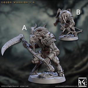 Beastmen Satyr Infantry Miniatures - Artisan Guild | Brayherds Chaos Gor Unit Models | Dungeons and Dragons | DnD | Wargaming | Beastmen