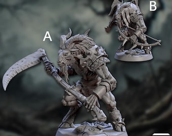 Beastmen Satyr Infantry Miniatures - Artisan Guild | Chaos Gor Unit Models | Dungeons and Dragons | DnD | Wargaming | Beastmen