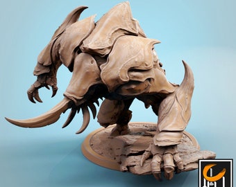 Umber Hulk Miniature - Lord of the Print | Insect Warrior Model | Cave Monster | Dungeons & Dragons | DnD | Wargaming