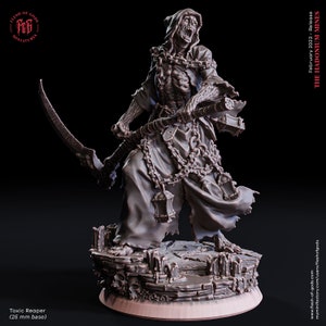 Grim Reaper Avatar of Death Miniature -  Flesh of Gods | Undead Infantry Model | Dungeons and Dragons | DnD | Wargaming | Hadonium Mines