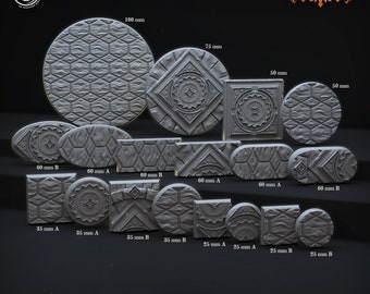 Castle Floor Bases | Miniatures - Castnplay | Palace Stone Scatter | Wargaming | King's Castle