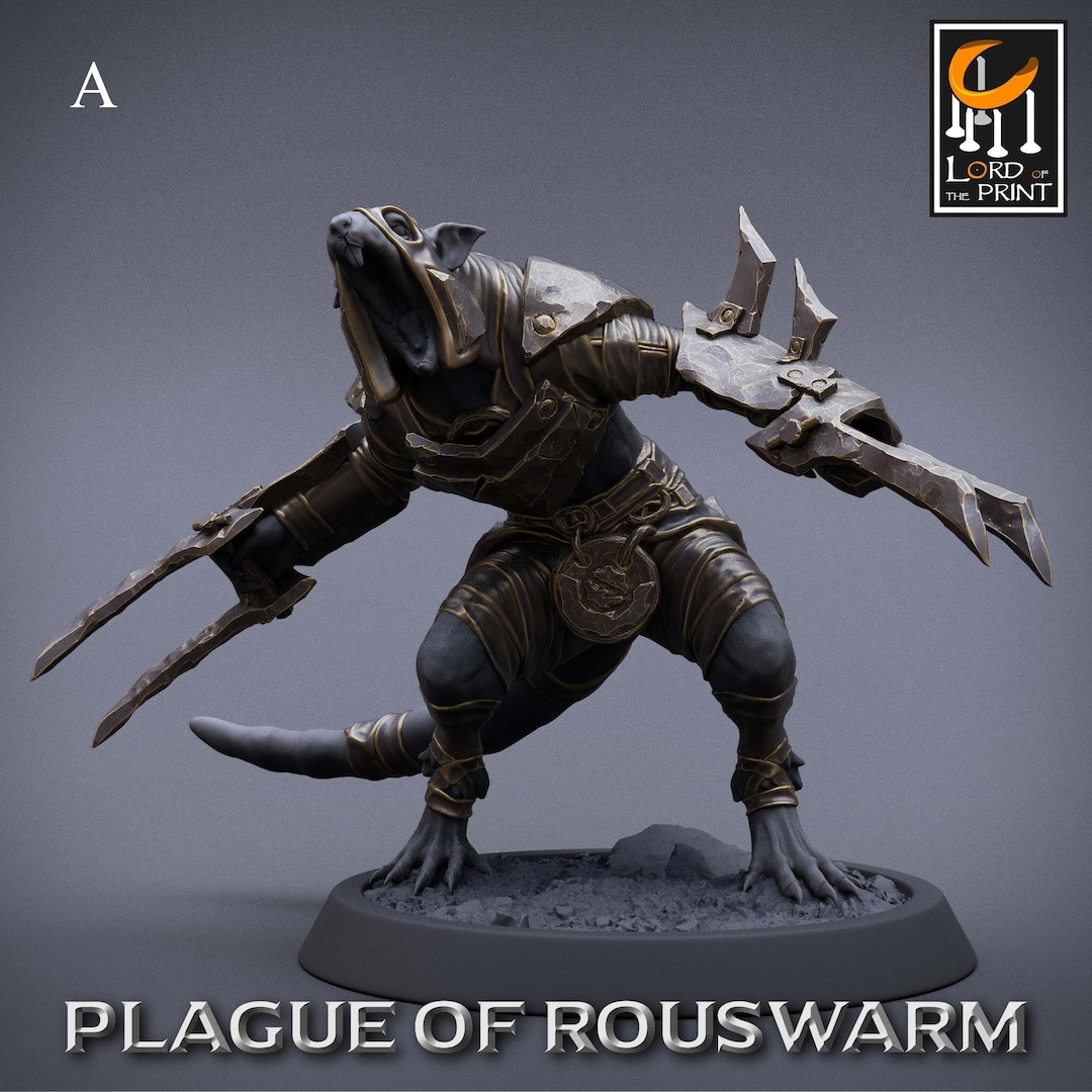 Gutter Runner Miniatures - Lord of the Print | Ratfolk Infantry Models ...