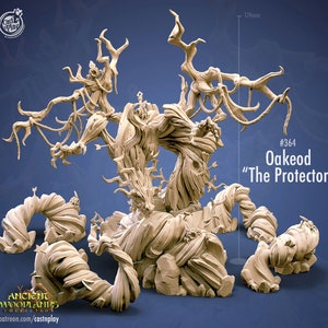 Forest Dragon Miniature - Castnplay | Ancient Beast Model | Dungeons & Dragons | DnD | Wargaming | Oakaed