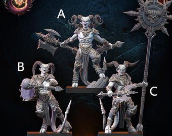 Beastmen Infantry CG Miniature - Lost Kingdom Miniatures | Chaos Daemon Unit Models | Dungeons & Dragons | DnD 5e | Wargaming | June 2