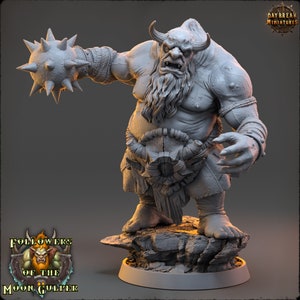 Giant Troll Miniature -  Daybreak Miniatures | Ogre Brute Models | Dungeons and Dragons | DnD | Wargaming | Followers of the Moon Gulper