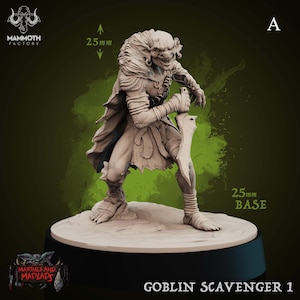 Goblin Infantry Miniatures - Mammoth Factory | Goblinkind Army Models | Raider | Dungeons and Dragons | DnD | Wargaming | Pathfinder