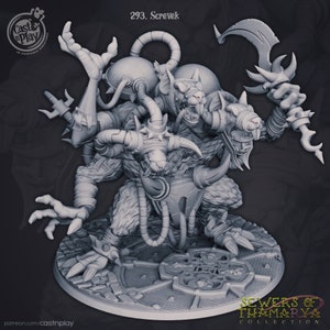 Mutant Ratfolk Miniature - Castnplay | Skaven Model | Dungeons & Dragons | DnD | Wargaming | Skrevek