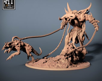 ダンジョンズ&ドラゴンズ ミニチュア アーチデビルゲリュオン デーモンロード | 180 mm | 翼幅 170 mm | ダンジョンズ