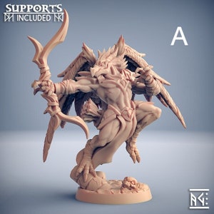 Kenku/Aarakocra Infantry Miniatures - Artisan Guild | Birdfolk Fighter Models | Dungeons and Dragons | DnD | Wargaming