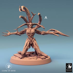 Grimdark Dryad Infantry Miniatures - Rescale Miniatures | Sylvaneth Twistweald Model | Dungeons & Dragons | DnD 5e | Wargaming | Curse Briar
