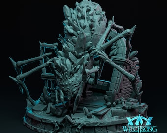 Giant Gem Spider - Witchsong Miniatures | Crystal Monster Model | Crystalheart Spider