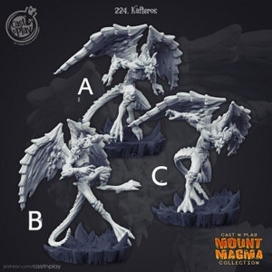 Fury Imp Miniatures - Castnplay | Winged Chaos Demon Models | Dungeons & Dragons | DnD | Wargaming | Kafteros
