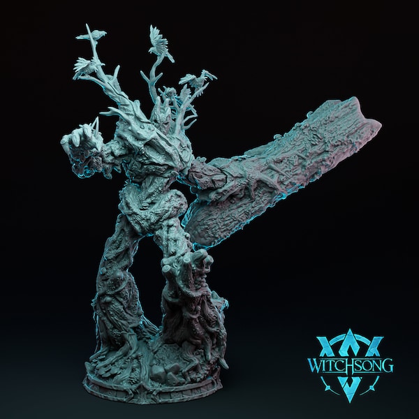 Treant Miniature -  Witchsong Miniatures | Gargantuan Awakened Tree Model | Forest Guardian | Dungeons and Dragons | DnD | Wargaming