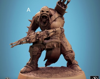 Male Orc Ranger Miniatures - Rescale Miniatures | Orruk Warclans Arrowboy Models | Wargaming | Cliffside Orks