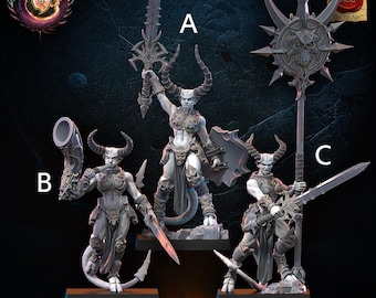 Beastmen Infantry CG Miniature - Lost Kingdom Miniatures | Chaos Daemon Unit Models | Dungeons & Dragons | DnD 5e | Wargaming | May 2