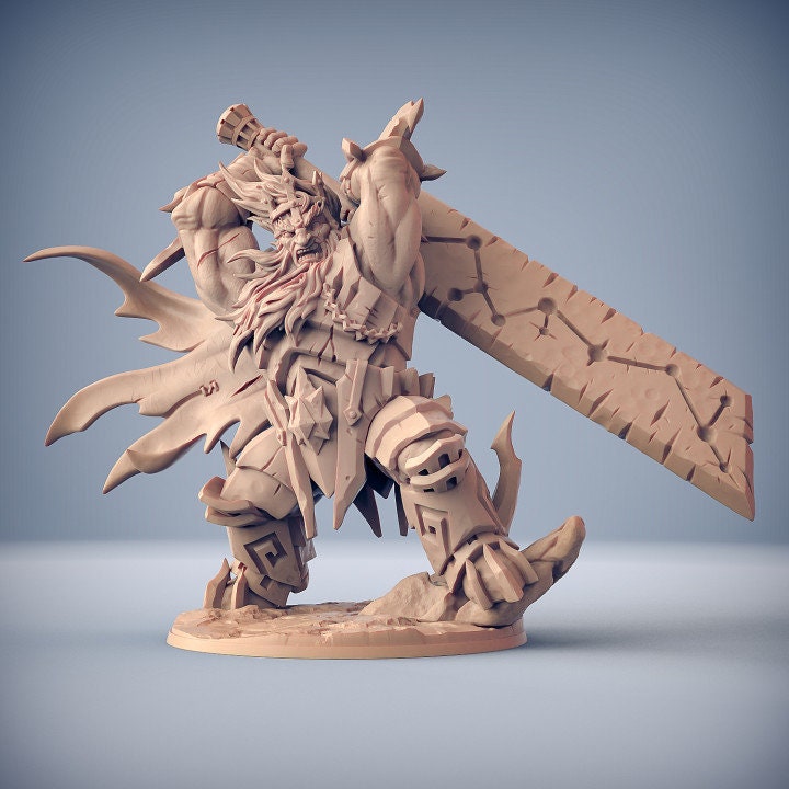 Fire Giant Miniature - Artisan Guild | Giantkin Warrior Model