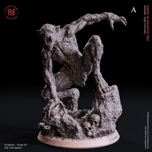 Grimdark Feral Vampire Miniatures -  Flesh of Gods | Crypt Ghoul Flesh Eater Model | Dungeons and Dragons | DnD | Wargaming | Hadonium Mines