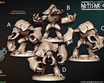Umber Hulk Miniatures - Artisan Guild | Hive Warrior Models | Dungeons and Dragons | DnD | Wargaming | 'Hive Colossi'