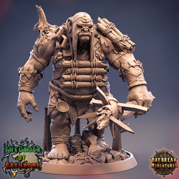 Ogre Brute Miniature - Daybreak Miniatures | Hill Giant Model