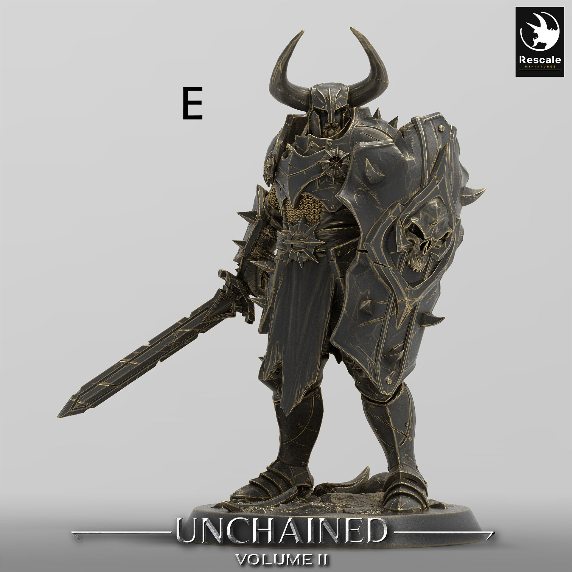 Chaos Warrior Sword Infantry Miniatures - Rescale Miniatures 