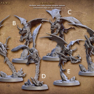 Infernal Imp Miniatures - Artisan Guild | Winged Fury Demon Models | Dungeons and Dragons | DnD | Wargaming