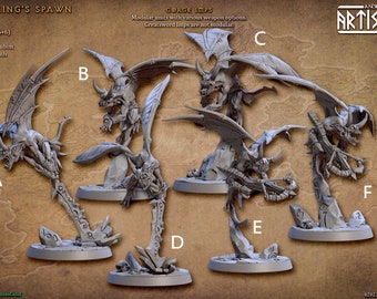 Infernal Imp Miniatures - Artisan Guild | Winged Fury Demon Models | Dungeons and Dragons | DnD | Wargaming
