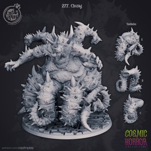 Unclean Daemon Prince Miniature - Castnplay | Plague Daemon of Nurgle Model | DnD | Dungeons & Dragons | Wargaming | Ctozag