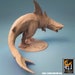 Shark Dinosaur Miniatures Lord of the Print Mutated Sea Creature Models ...