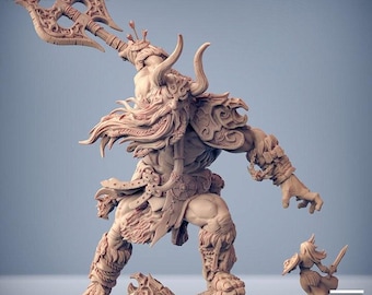Frost Giant Miniature - Artisan Guild | Giant Viking Model | Mega Gargant | Dungeons and Dragons | DnD | Wargaming | Hulgfnir Frost Jotunn